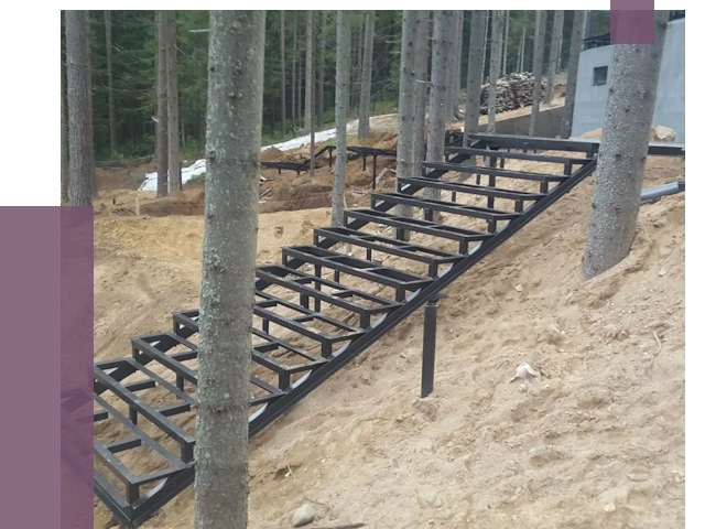 Монтаж металлических лестниц в Бердске от 13796 руб. 