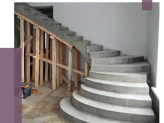 Изготовление бетонных лестниц под ключ в Бердске от 20303 руб. | ПРОЛЁТ-Брд