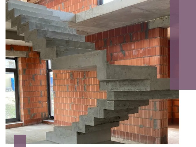 Изготовление бетонных лестниц под ключ в Бердске