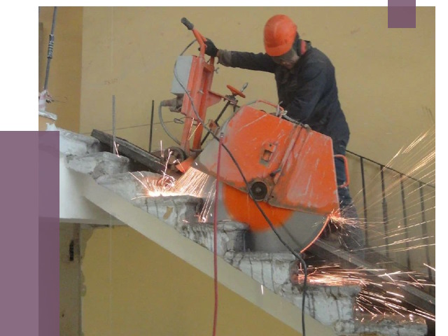 Демонтаж бетонных лестниц в Бердске от 4685 руб. за м2 | ПРОЛЁТ-Брд