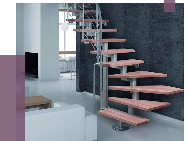 Модульные лестницы в Бердске от 17180 руб. — купить в ПРОЛЁТ-Брд