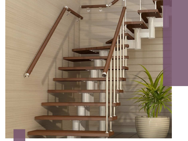 Изготовление модульных лестниц под ключ в Бердске