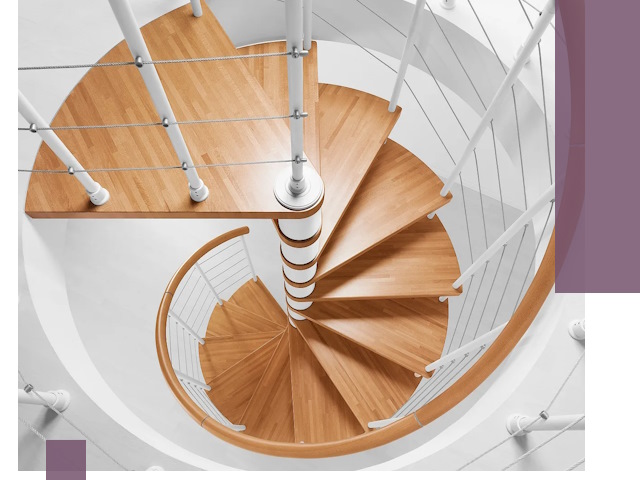 Изготовление винтовых лестниц под ключ в Бердске