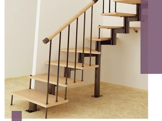 Монтаж лестниц на больцах в Бердске — быстро и надежно