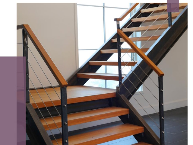 Изготовление лестниц на металлокаркасе в Бердске от 19262 руб. | ПРОЛЁТ-Брд
