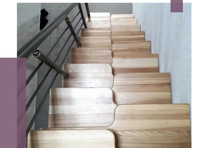 Лестницы гусиный шаг в Бердске от 13275 руб. под ключ | ПРОЛЁТ-Брд