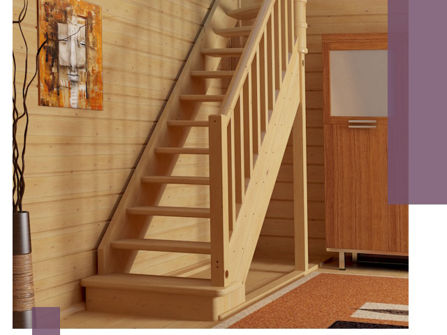 Лестницы эконом класса под ключ в Бердске — недорого и быстро