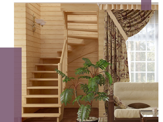 Лестницы для дачи в Бердске от 77309 руб.  | ПРОЛЁТ-Брд