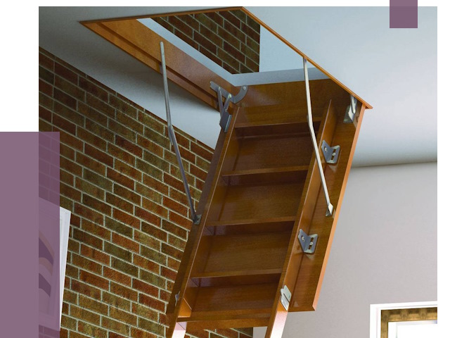 Установка чердачной лестницы в Бердске от 7965 руб. | ПРОЛЁТ-Брд