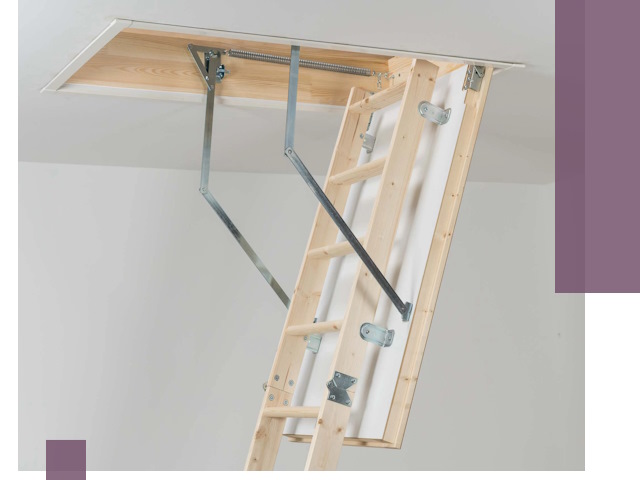 Установка чердачной лестницы под ключ в Бердске