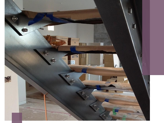 Усиление лестничных конструкций и усиление опор в Бердске