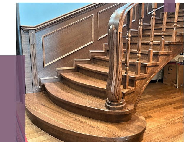 Дубовые лестницы под ключ в Бердске от 179607 руб. — ПРОЛЁТ-Брд