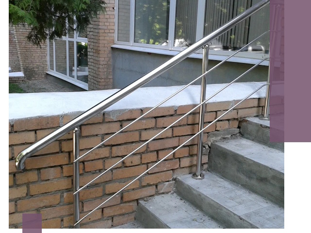 Перила из нержавеющей стали высокого качества в Бердске