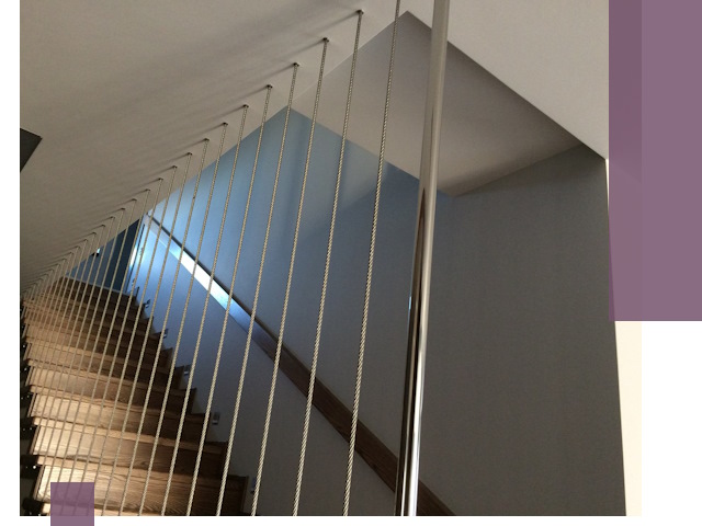 Тросовые перила под ключ в Бердске — производство и монтаж