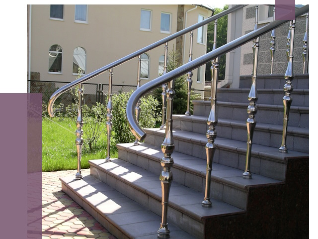 Перила для крыльца в Бердске от 10933 руб. — монтаж ПРОЛЁТ-Брд