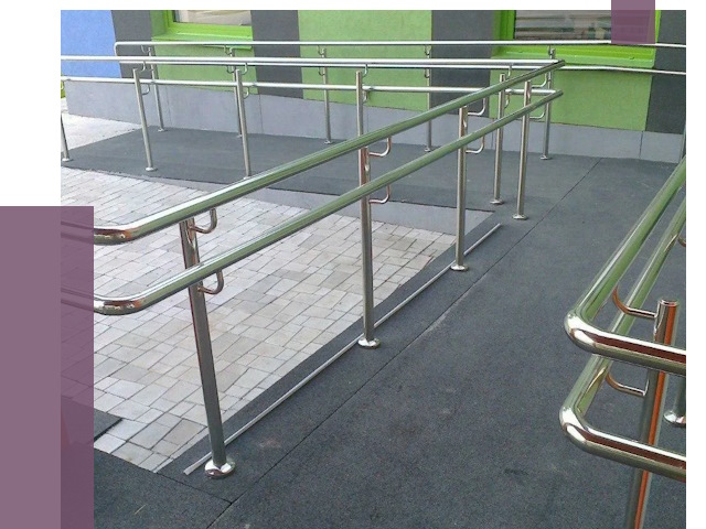 Ограждения пандусов в Бердске от 4425 руб. монтаж | ПРОЛЁТ-Брд