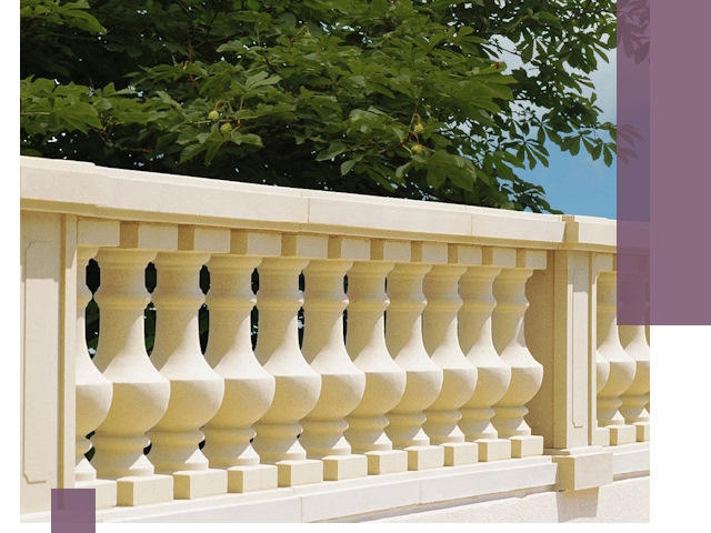 Установка балюстрады в Бердске: изготовление и монтаж под ключ