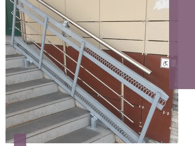 Изготовление откидных пандусов под ключ в Бердске