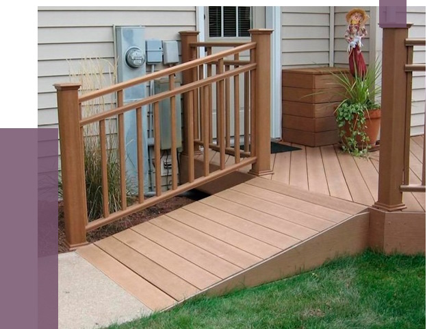 Пандус на крыльцо в Бердске под ключ от 7913 руб.