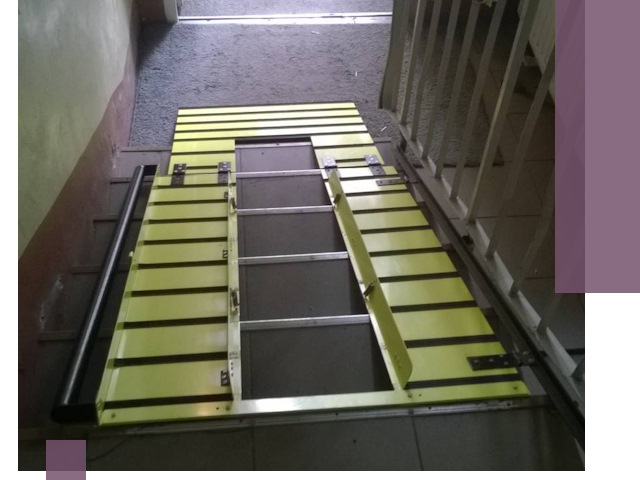 Профессиональный монтаж пандуса в подъезд в Бердске