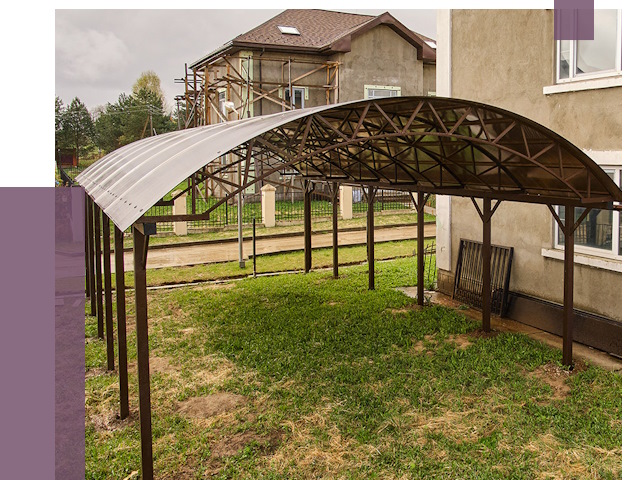 Демонтаж навесов в Бердске от 4685 руб. — разборка и вывоз | ПРОЛЁТ-Брд