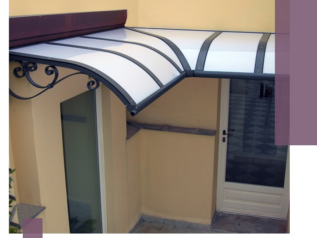 Монтаж козырьков любой сложности в Бердске под ключ