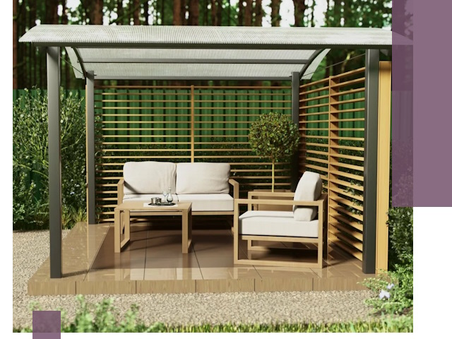 Навесы для дачи в Бердске: изготовление, монтаж и демонтаж