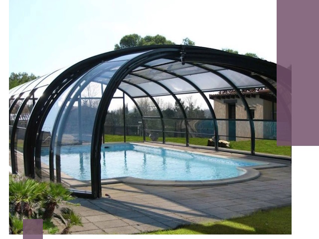 Навесы для бассейна в Бердске: изготовление и монтаж под ключ