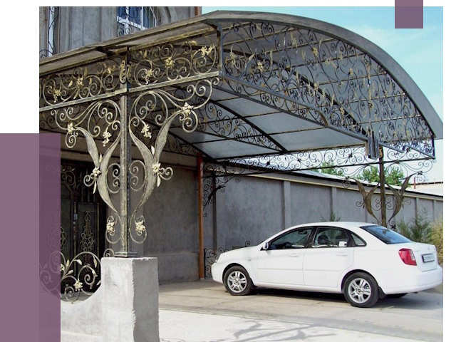 Кованые навесы в Бердске от 14837 руб. | ПРОЛЁТ-Брд
