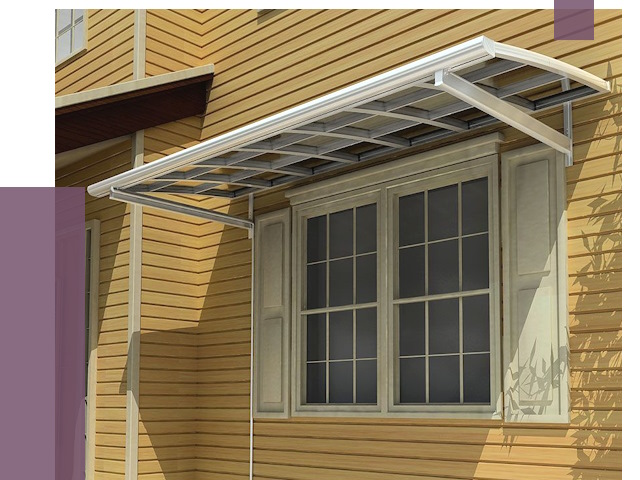 Козырьки над окнами в Бердске от 7757 руб. — монтаж, покупки | ПРОЛЁТ-Брд