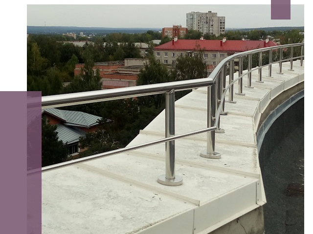 Парапеты и ограждения кровли в Бердске от 5050 руб. 