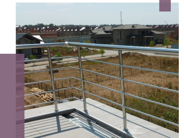 Парапеты из нержавеющей стали в Бердске от 8121 руб. за м² | ПРОЛЁТ-Брд