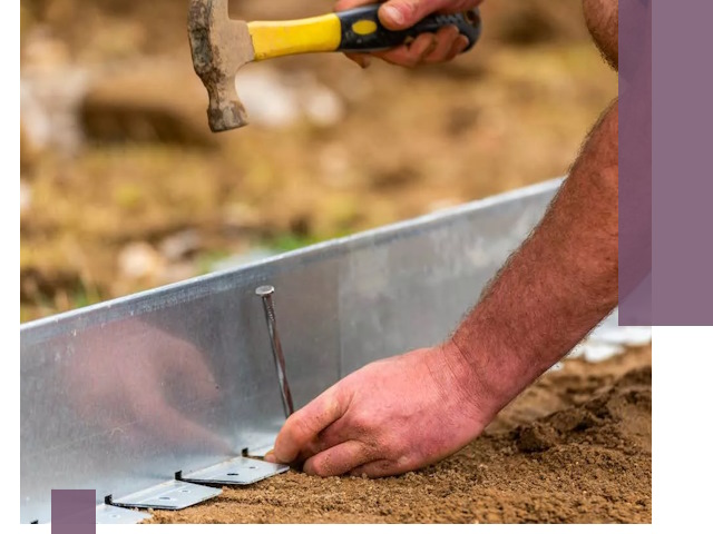Монтаж металлических бордюров в Бердске быстро и качественно