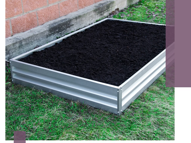 Металлические бордюры для грядок в Бердске: прочность и аккуратность