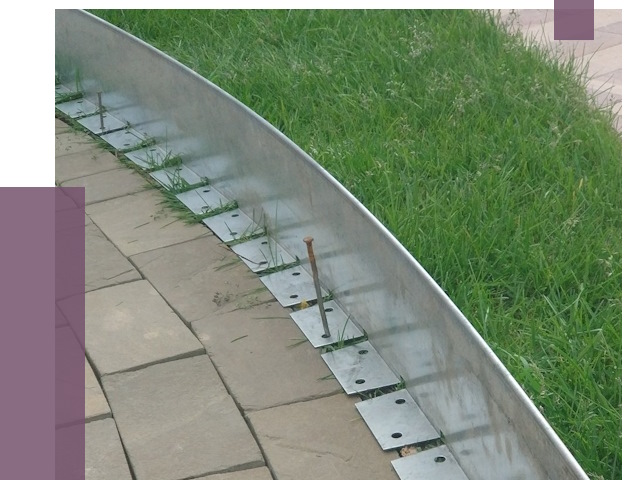 Металлические бордюры для тротуаров в Бердске от 8850 руб.