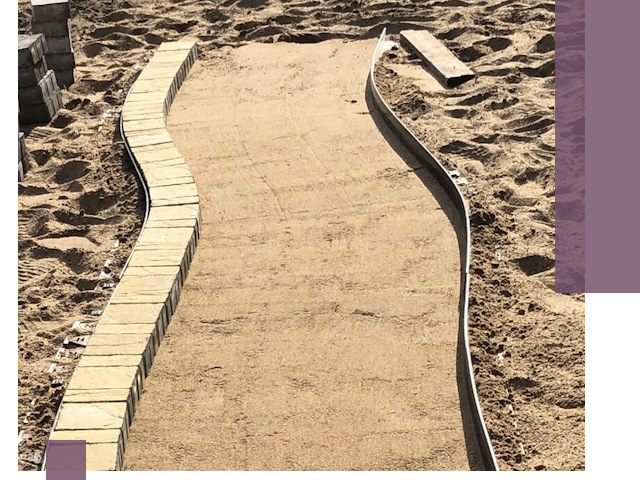 Металлические бордюры для тротуаров в Бердске — прочные и долговечные