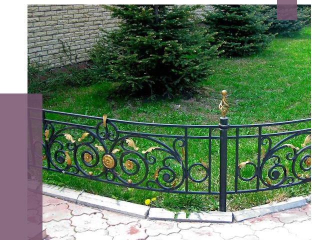 Кованые газонные ограждения в Бердске от 7757 руб. — ПРОЛЁТ-Брд
