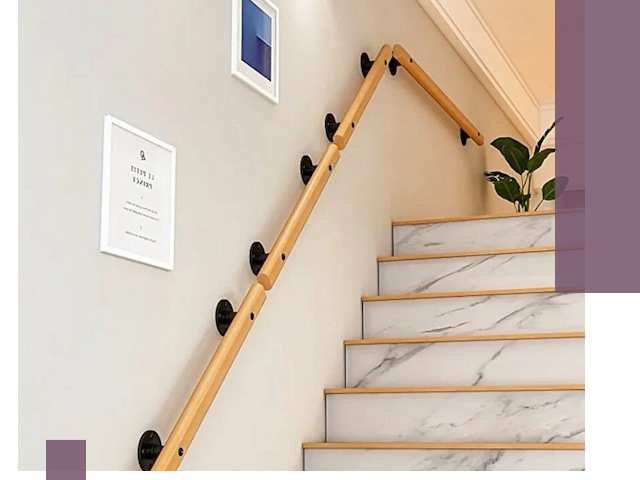 Поручни металлические и деревянные под ключ в Бердске